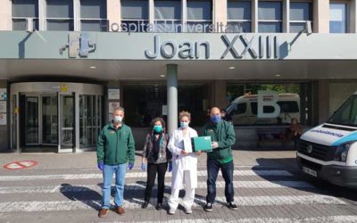Aparatos de desinfectante natural para comisarias y el Hospital Joan XXIII
