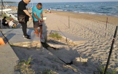 Bandera negra per a la Platja Llarga, bandera negra per a l’administració