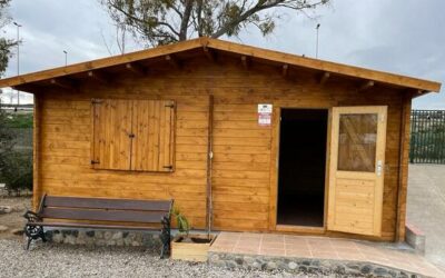 Inauguración de la caseta del río Francolí en la Escola Natura de Mare Terra